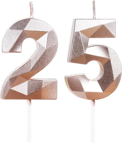 Miniatura 105 de Velas de cumpleaños número 15, velas número 15, velas de feliz cumpleaños de oro rosa para pastel, decoraciones de cobertura de pastel de diseño 3D