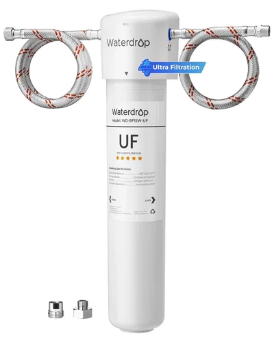 Filtro de agua Waterdrop para debajo del fregadero, sistema de filtración de agua debajo del fregadero, 2 años o 19K galones, ultrafiltración de