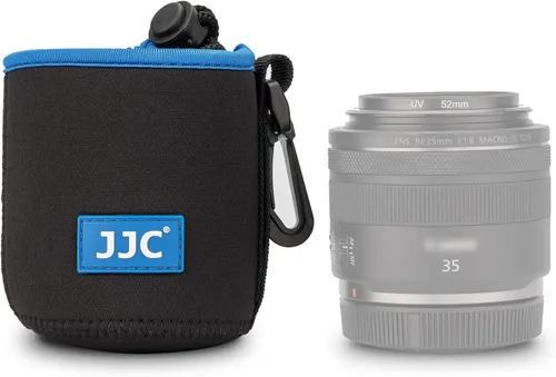 Miniatura 7 de JJC Funda de neopreno con cordón para lente de cámara, bolsa protectora para lentes sin espejo de hasta 3.3 x 5.1 (D X H) para Canon RF 3.346 in