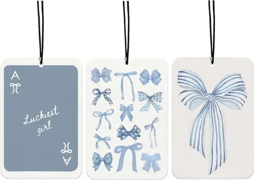 Miniatura 12 de Black Bows - Ambientador occidental para automóvil, 4 piezas, Let's Go Girls Cowgirls Western accesorios para colgar para automóvil, decoración