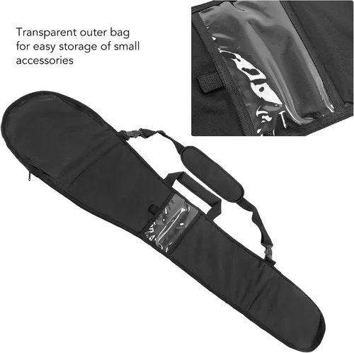 Miniatura 6 de Tefola Bolsa de remo para kayak, canoa Kayak Split Paddle Bolsa de transporte Bolsa de almacenamiento para remo (negro)