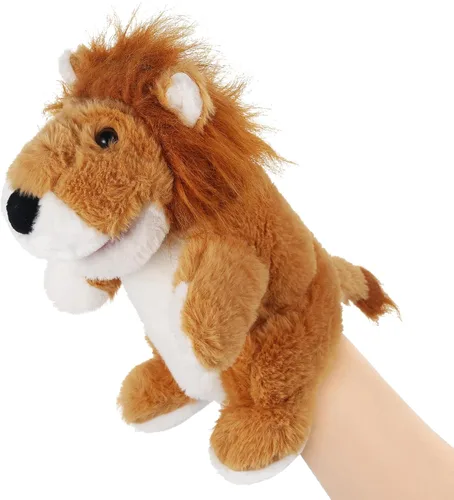 Miniatura 22 de Marionetas de mano de animales de 11 pulgadas, tortuga marina de peluche, dinosaurios, juguetes de marionetas de mano, juguetes de juguete
