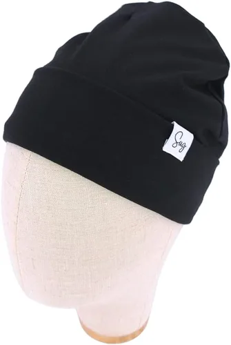 Miniatura 187 de Gorro de punto para recién nacido, para niños y niñas, con forro de satén sedoso, gorro para niños pequeños