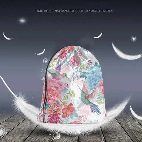 Miniatura 2 de Mochila con cordón de unicornio arcoíris y bolsa de gimnasio con cordón, Multi-a133, Mochilas de viaje
