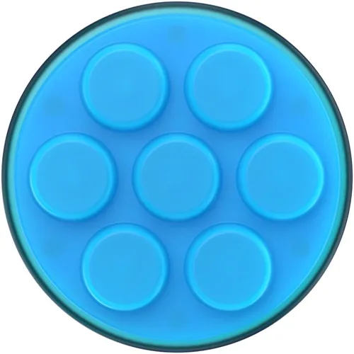 Miniatura 5 de PopSockets Agarre para teléfono a base de plantas con soporte expandible, agarre adhesivo, PopSockets ecológico para teléfono, color azul eléctrico