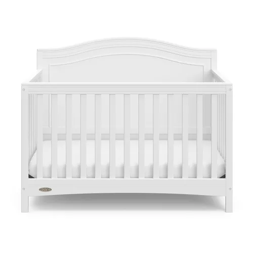 Miniatura 7 de Graco Paris - Cuna convertible 4 en 1 (blanco) – Certificada GREENGUARD Gold, se convierte en cama infantil y diván, compatible con colchón de cuna