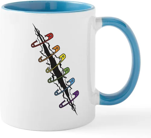 Miniatura 19 de CafePress Peace Love - Taza de café de cerámica para ukelele (11 oz (11.0 fl oz)
