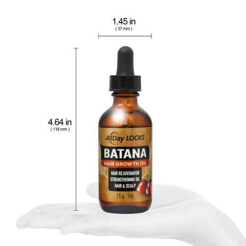 Miniatura 4 de AllDay Locks Batana Aceite para el crecimiento del cabello, cabello saludable, más grueso, más fuerte y brillante, 100% aceite de batana hondureño