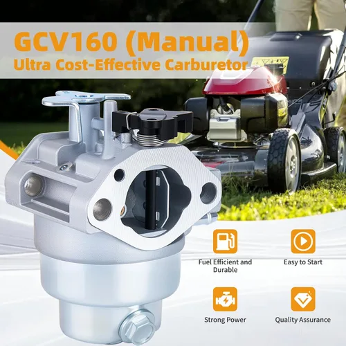 Miniatura 2 de Nuevo carburador GCV160 para Honda HRT216 HRR216 GCV160a HRS216 Reemplazo del motor 16100-Z0L-023 - carburador para cortacésped Honda GCV160