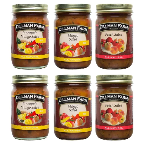 Miniatura 3 de Dillman Farm Paquete variado de salsa clásica de 6 piezas (3 sabores)
