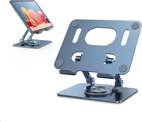 Miniatura 9 de JOIOT Soporte giratorio para tableta con base giratoria 360, soporte ajustable para dibujo, compatible con iPad Pro/Air/Mini y más (negro)