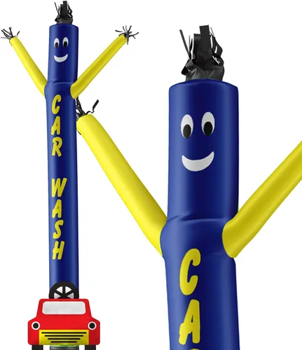 Miniatura 11 de LookOurWay Air Dancers - Accesorio inflable para hombre de tubo – 20 pies de alto Wacky Waving Inflable Dancing Tube Guy para promoción de negocios