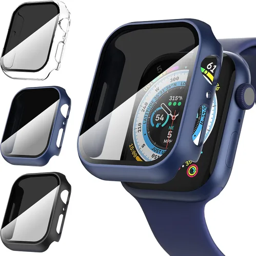 Miniatura 11 de Suoman Paquete de 3 fundas protectoras de pantalla de privacidad para Apple Watch de 1.575 pulgadas (1.575 pulgadas), antiespías, ultrafina