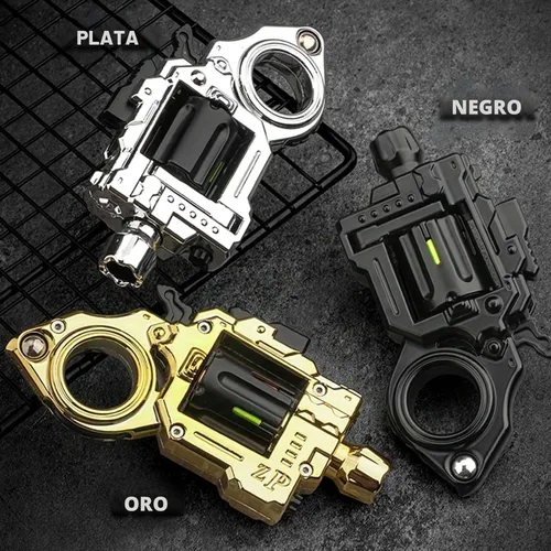 Miniatura 8 de Juguetes de Metal para Girar para Adultos Pistola: Fidget Spinner Juguetes de Girar Geniales para Hombres Anillo de Spinner para Alivio del Estrés