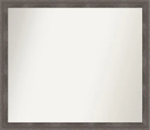 Miniatura 532 de Amanti Art Espejo personalizado, espejo de baño gris plomo a rayas, espejo de pared o espejo de tocador de baño sobre el fregadero