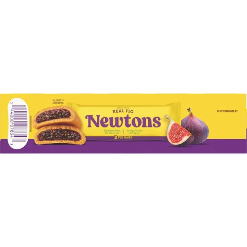Miniatura 17 de Newtons - Barras de higo, galletas masticables de frutas suaves, 40 paquetes de bocadillos (2 galletas por paquete, 4 cajas)