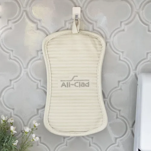 Miniatura 9 de All-Clad Soporte para ollas y almohadilla caliente: resistente al calor hasta 500 grados, 100% algodón, almohadilla caliente de 10 x 6.25 pulgadas