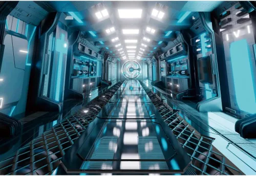 Miniatura 6 de Telón de fondo de fotografía de cabina de avión, de 5 x 3 pies, de ciencia ficción, nave espacial, interior, para niños, fiesta de cumpleaños