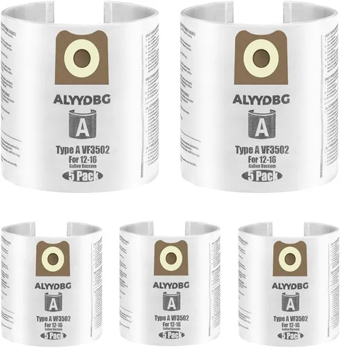 Miniatura 8 de Para bolsas de aspiradora Ridgid de 3 a 4.5 galones, ALYYDBG Tamaño C VF3501 Bolsas de aspiradora de alta eficiencia para recolección de polvo.