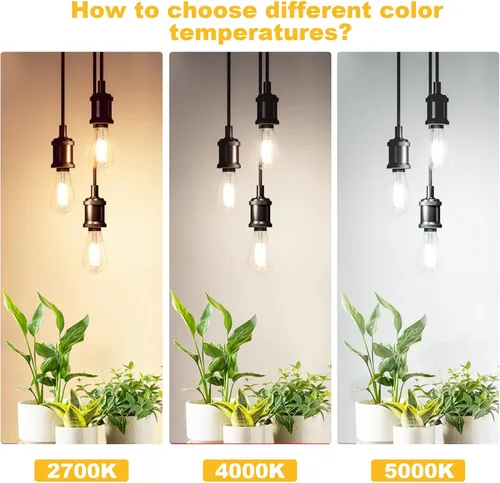 Miniatura 6 de Svater – Bombillas LED vintage con diseño Edison, 6 vatios equivalentes a 60 vatios, luz blanca neutra de alta luminosidad 4000K, bombillas