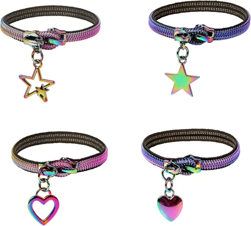 Miniatura 7 de 4 pulseras antiestrés con cremallera para autismo, TDAH y ansiedad, herramientas sensoriales de mano para aliviar el estrés para adolescentes