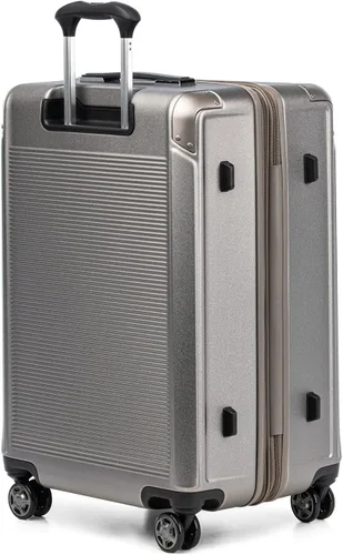 Miniatura 2 de Travelpro Platinum Elite Hardside - Maleta de policarbonato con cierre TSA, Metálico (Metallic Sand), Platinum Elite Hardside - Maleta