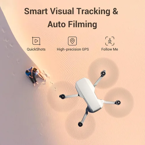 Miniatura 7 de Specta Mini dron con cámara 4K para adultos, transmisión FPV de 32800 pies, fácil de volar, cardán de 3 Aixs, vuelo de 31 minutos, 4K/30 fps, dron