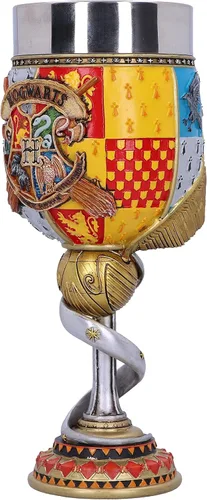 Miniatura 2 de Cáliz Coleccionable de Harry Potter de Nemesis Now, Resina, Amarillo, 19.5 cm