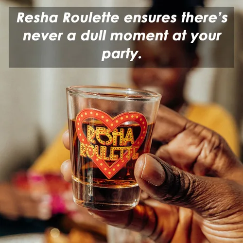 Miniatura 12 de Caresha Please Resha Roulette Card, Un Juego de Cartas para Beber para Fiestas y Más, Incluye 120 Cartas y 4 Vasos de Chupito, Juego de Beber