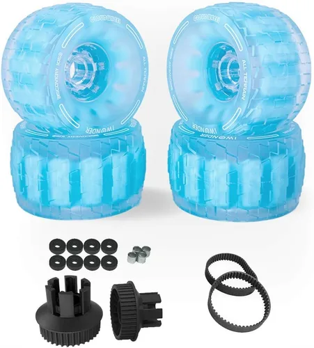 Miniatura 7 de IWONDER Cloud Wheel Discovery 105/4.724 in para Backfire Zealot/Backfire Zealot S Boards patentado núcleo de espuma de amortiguación todo terreno