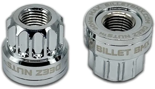 Miniatura 6 de BILLET BMX™ Deez Nuts™ Tuercas de eje de bicicleta de 12 puntos 3/8"-26 tpi (paquete de 2)