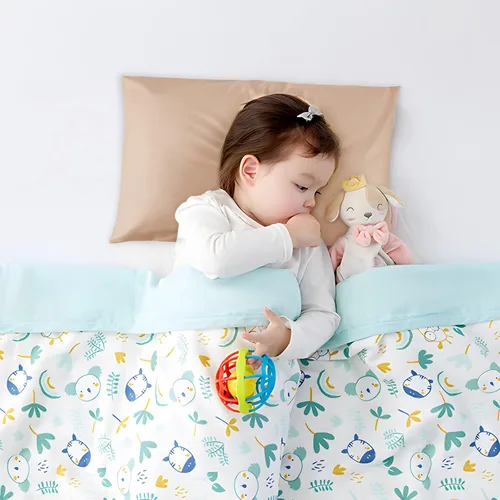 Miniatura 2 de Funda de almohada de algodón para niños pequeños de 14 x 20 pulgadas, sobre de algodón de fibra larga, ultra suave, transpirable, duradero, funda