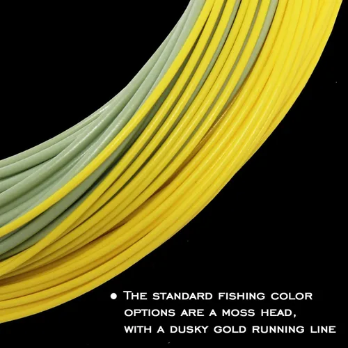 Miniatura 4 de Gold Fly Line 90FT peso adelante flotando 2 3 4 5 6 7 8 9WT línea de pesca con mosca
