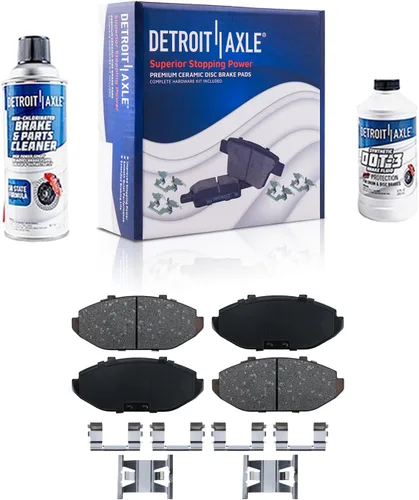 Miniatura 29 de Detroit Axle - Kit de freno trasero para Toyota Camry 2012-2017, Avalon Lexus ES300h ES350 2013-2018, repuesto de pastillas de freno de cerámica
