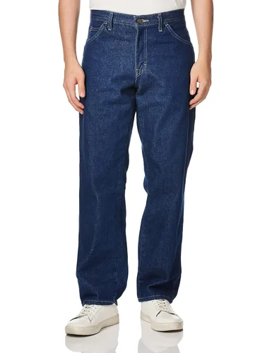 Miniatura 31 de Dickies Jeans de carpintero para hombre, ajuste relajado, pierna recta, Negro, 30 x 30