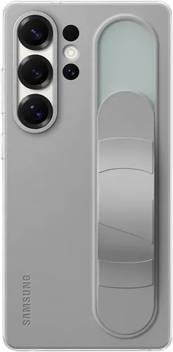 Miniatura 3 de Samsung Galaxy - Funda con agarre de pie oficial para Galaxy S25 Ultra, color gris