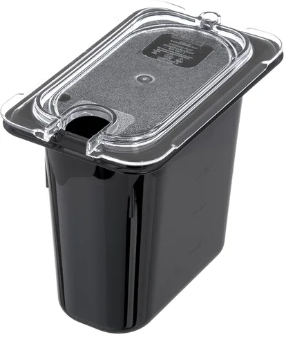 Miniatura 12 de Carlisle FoodService Products StorPlus StorPlus - Tapa universal de policarbonato con muescas, superficie plana con muescas, transparente