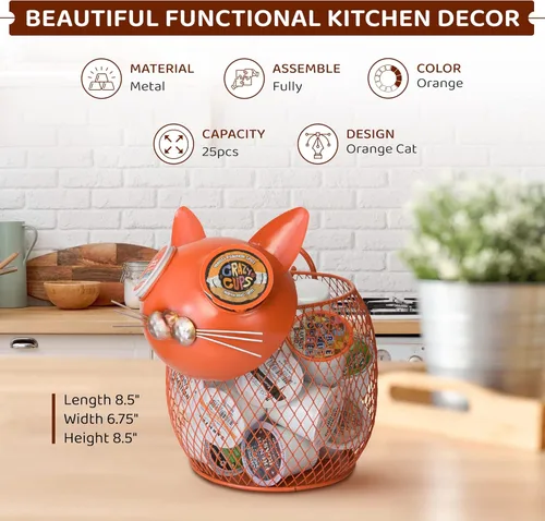Miniatura 4 de Organizador de cápsulas de café Made Easy Kit - Decoración funcional para barra de café en casa - Accesorios de almacenamiento en encimera