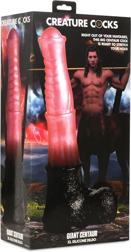Miniatura 8 de CREATURE COCKS Consolador gigante de silicona Centaur XL para hombres, mujeres y parejas. Consolador de fantasía, base de ventosa fuerte, compatible