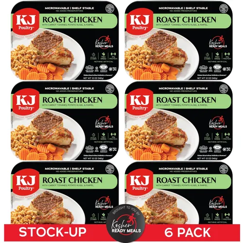 Miniatura 11 de KJ Poultry Comidas preparadas kosher – Bone In Chicken & Kugel, MRE - Comidas de carne listas para comer, comida shabbos, halal, (1 unidad)