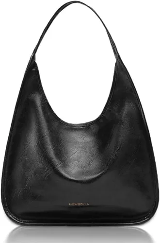 NEWBELLA Bolso Hobo para mujer - Bolso de hombro y bandolera de cuero sintético, bolso de mano espacioso para el trabajo y uso diario