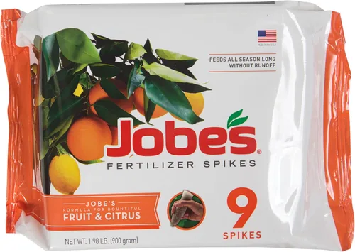 Miniatura 16 de Espinas fertilizadoras para hoja perenne de Jobe’s 13-3-4 fertilizante con tiempo de liberación para junípero, ciprés y todos los otros árboles