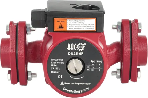 Miniatura 7 de BACOENG Bomba de recirculación de agua caliente con brida FNPT de 115 V, 1 pulgada, bomba de circulación conmutable de 3 velocidades para caldera