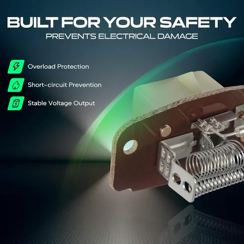 Miniatura 7 de Resistencia del motor del ventilador del calentador de CA para Ford E-150 E-250 E-350 E-450 E-550 F-250 F-350 F-450 F-550 Super Duty Excursion F53