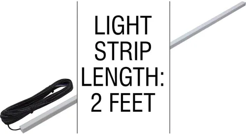 Miniatura 2 de PAL Lighting Tira de luz PAL, LED PAL, 2 pies, con lente difusora, cable de 65 pies 42-PLOF-RGB-060