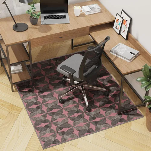 Miniatura 10 de Tydle Tapete para silla para suelos duros, 36 x 48 pulgadas, tapete para silla de oficina para suelos de madera dura, tapete de vinilo