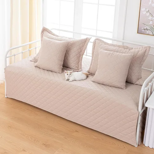 Miniatura 2 de Juego de Funda para Sofá Cama de 5 Piezas Juegos de Ropa de Cama para Sofá Cama Twin para Todas las Estaciones Edredón Ligero para Sofá Cama