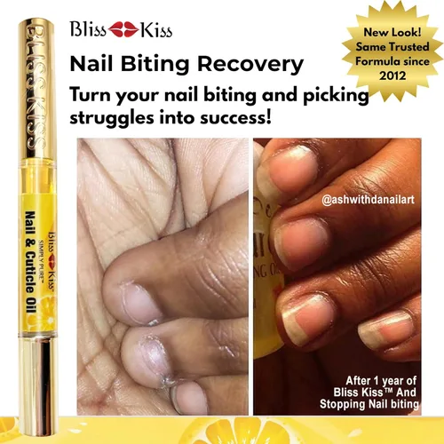 Miniatura 2 de NUEVO Bliss Kiss simplemente aceite puro de cutícula y uña kit principiante