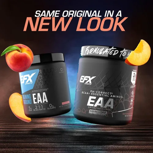 Miniatura 2 de EFX Sports Training Ground EAA Suplemento de aminoácidos esenciales Energía y síntesis de proteínas Pre, Intra o después del entrenamiento