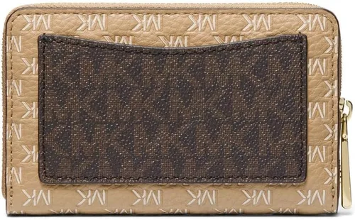 Miniatura 2 de Michael Kors Estuche para tarjetas Jet Set con cremallera pequeña, Camello, Estuche para tarjetas Jet Set con cremallera pequeña